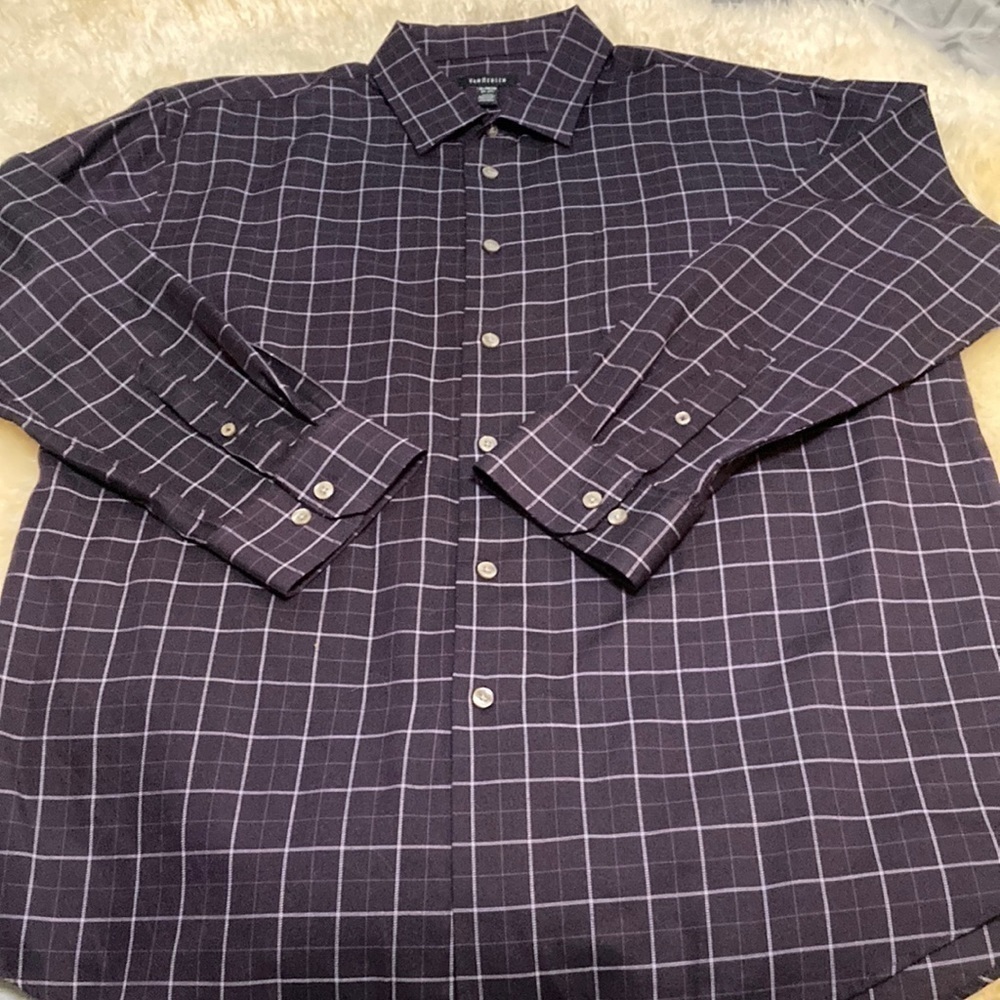 Van Heusen purple button up size Xl
